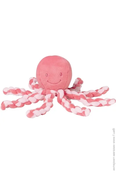 Мягкая игрушка Nattou Осьминожек 23см, коралловый (878715) Мягкая игрушка Nattou Осьминожек 23см, коралловый (878715)