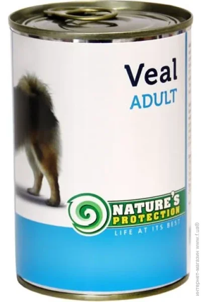 Консервы Nature'S Protection Adult Veal 400г (KIK24629) Консервы Nature'S Protection Adult Veal 400г (KIK24629)