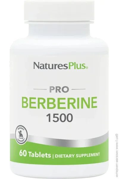  Natures Plus  Berberine 1500 mg 60 tabs (1086-2023-10-3453)