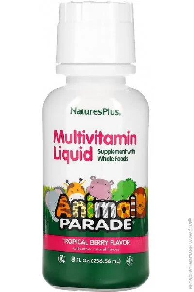    Natures Plus Animal Parade Miltivitamin Liquid, 236   