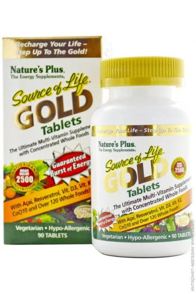   Natures Plus Source of Life Gold 90 Tabs (000002464)