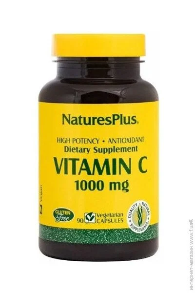 ³ Natures Plus Vitamin C 1000 mg 90 Veg Caps (000012404)