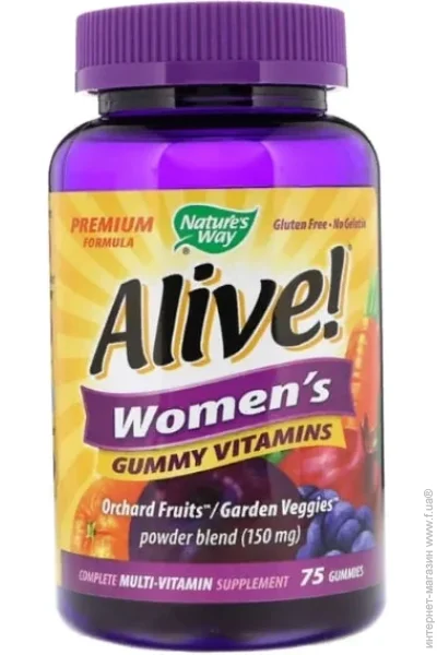   Nature`S Way Alive Women's Vitamins 75 Gummies NWY-15897 (000002526)