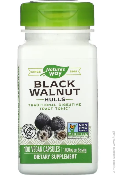 Nature`S Way Black Walnut Hulls - 100 vcaps (2022-10-1068)