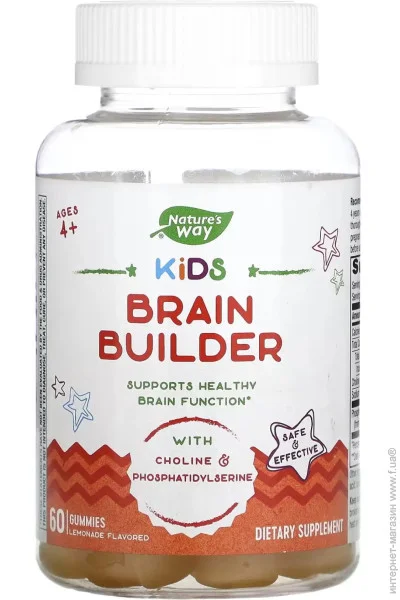 ³ Nature`S Way    Natures Way Brain Builder Gummy 60 ct (1086-2022-10-1726)