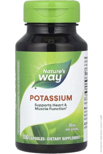 Nature`S Way    Nature's Way Potassium 99 mg, 100 