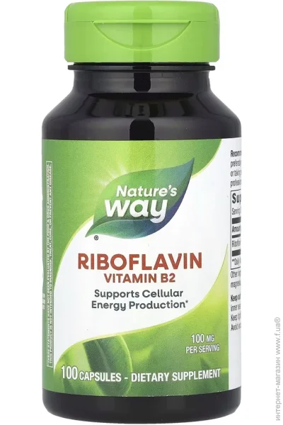 Nature`S Way ³   Nature's Way Riboflavin,100 