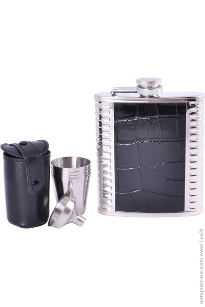 Пляшка Neko Фляга 210 мл та 4 стоси Набір у Чехлі Dark (qk-18-3) Пляшка Neko Фляга 210 мл та 4 стоси Набір у Чехлі Dark (qk-18-3)