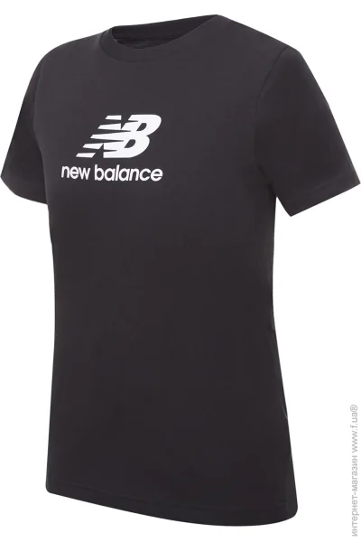 New Balance Essentials Stacked Logo Jersey (YT31541BK-S)