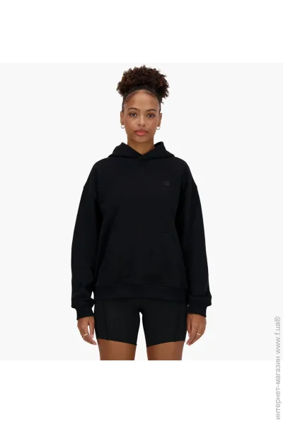  New Balance Hoodie Black (WT41537BK-M)