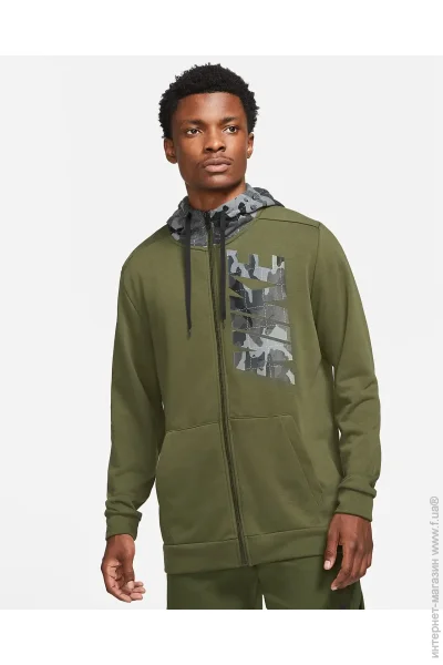 Nike CAMO HOODIE (DD1733-010-L)