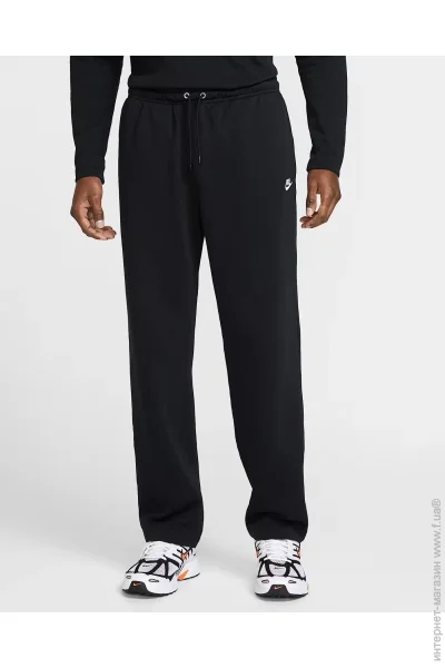   Nike Club French Terry Open-Hem Trousers (HQ4422-010-L)