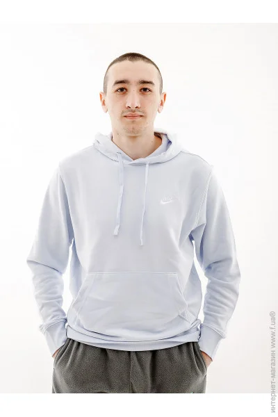  () Nike   CLUB HOODIE PO FT  2XL (7dCZ7857-085 2XL)