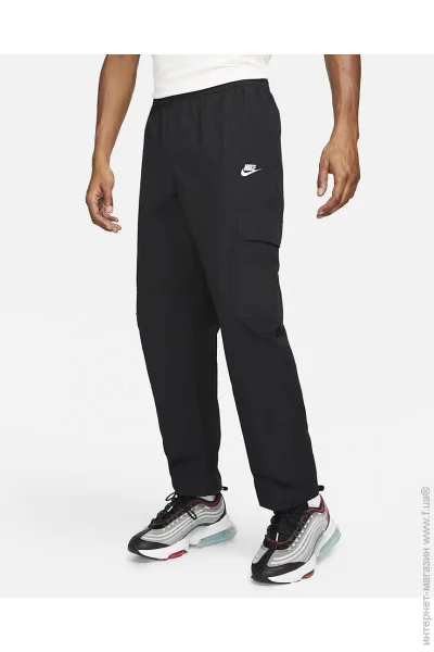   Nike Club Men"s Woven Cargo Trousers (DX0613-010-S)