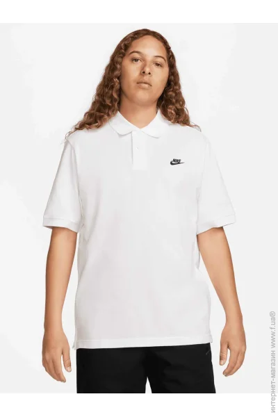 Спортивная футболка Nike Мужская Футболка Club Polo Белый M (7dFN3894-100 M) Спортивная футболка Nike Мужская Футболка Club Polo Белый M (7dFN3894-100 M)