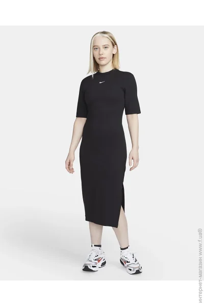 Nike ESSNTL MIDI DRESS (DV7878-010-M)