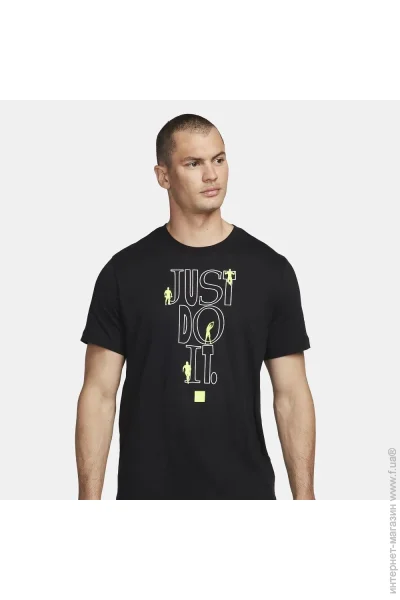 Спортивна футболка Nike Чоловіча Футболка Fitness Чорний XL (7dFQ3899-010 XL) Спортивна футболка Nike Чоловіча Футболка Fitness Чорний XL (7dFQ3899-010 XL)
