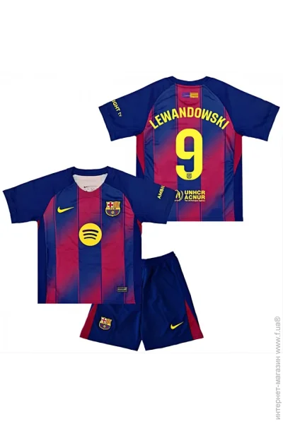  Nike    LEWANDOWSKI 9  2025-2026 Home (set4412-128976-128171)