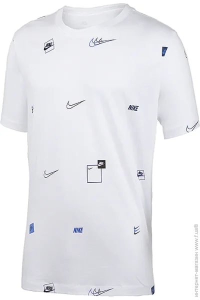   Nike   M NSW 12 MO LOGO AOP TEE  XL (7dDN5246-100 XL)