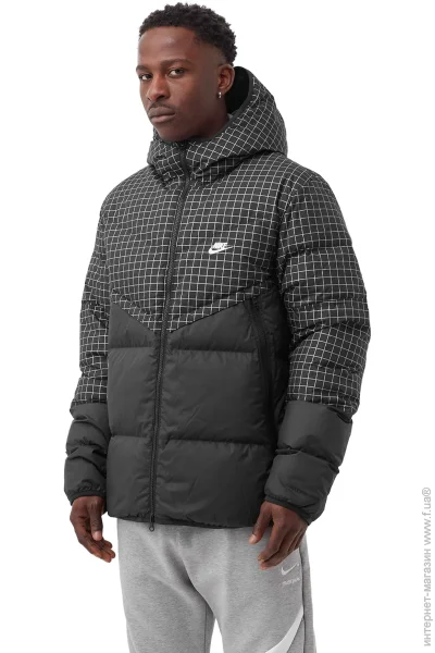 Nike NSW SF WINDRUNNER HD JKT AOP (DD6963-010-L)