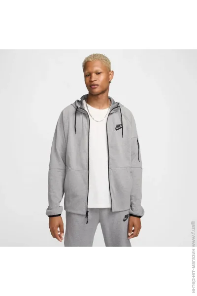  Nike Nsw TE FZ Fleece hoodie Dark Steel (DD5284-002-XL)