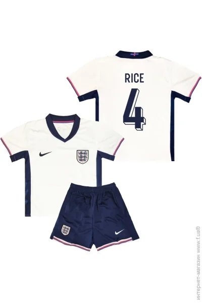  Nike    RICE 4  볿 EURO 2024 England Home (set3530-122457-122248)