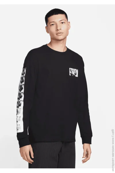  Nike SB Men's Long-Sleeve Skate T-Shirt (DX9471-010-2XL)