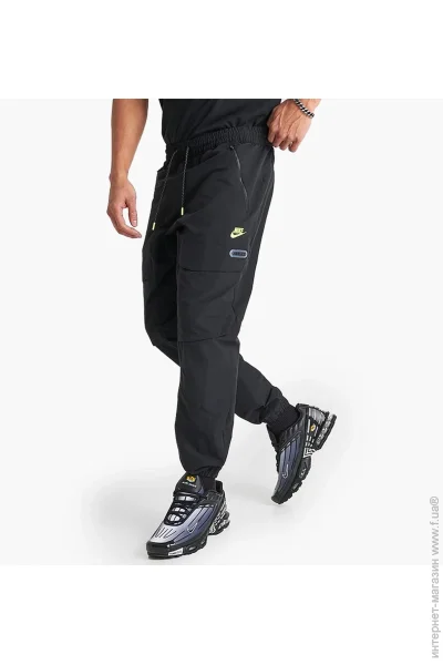   Nike Sportswear Air Max Woven Cargo Pants Black (FB1441-010-L)