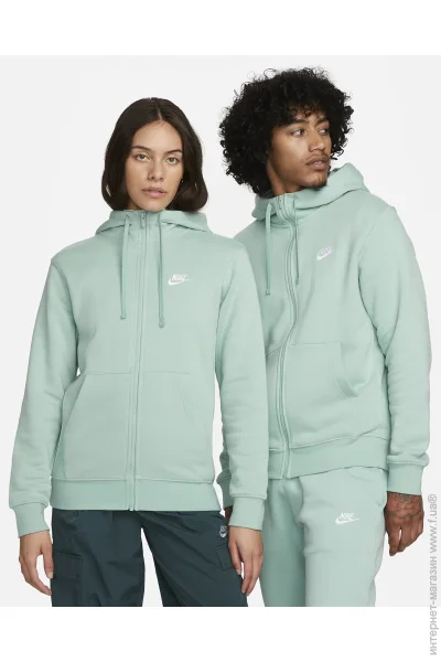  Nike Sportswear Club Fleece Full-Zip Hoodie (BV2645-309-XL)