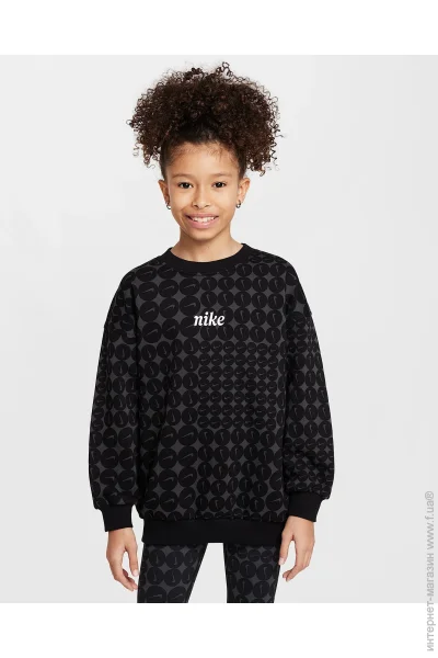Nike Sportswear Club Fleece Oversized Crew-Neck (HF8209-010-M)