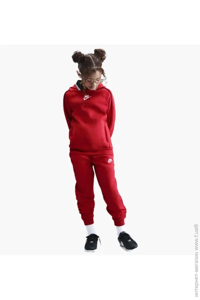   Nike Sportswear Club Fleece Red (HQ9318-657-L)