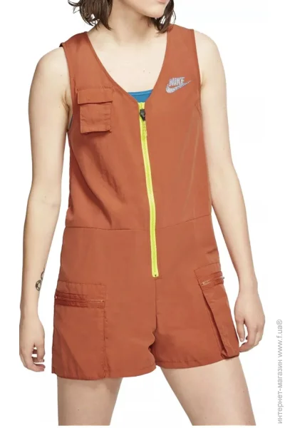 Nike Sportswear Icon Clash Woven Romper (CJ2291-802-XS)