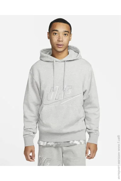  Nike Sweatshirt Hooded Club (DX0541-063-M)