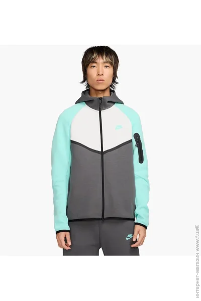  Nike Tech Fleece Fz Wr Turquoise/White (HV6512-068-L)