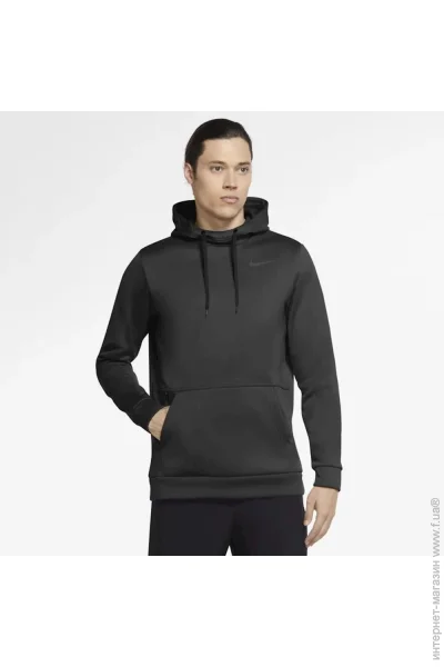  Nike Therma Mens Pullover Training Hoodie Black (CU6214-010-L)