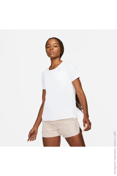   Nike  W NK FAST DF SS TOP DD5927-100 .S 