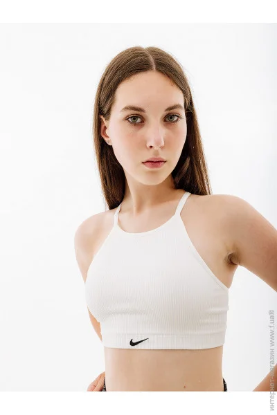 - Nike Ƴ  W NK INDY SMLS RIB BRA  XS (7dDV9966-133 XS)