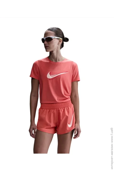   Nike  W NK ONE SWSH HBR DF SS TOP HJ2204-814 .S 