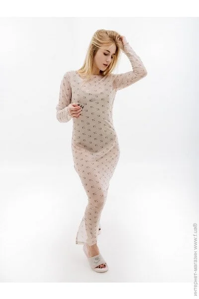 Nike   W NSW AIR AOP MESH LS DRESS  XS (7dDV8249-292 XS)