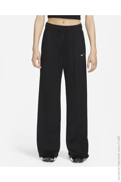   Nike W NSW ESSNTL HR WIDE LEG PANT (FB8490-010-XS)