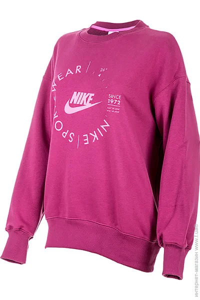 Nike   W NSW FLC OS CREW PRNT SU  S (7dFD4234-653 S)