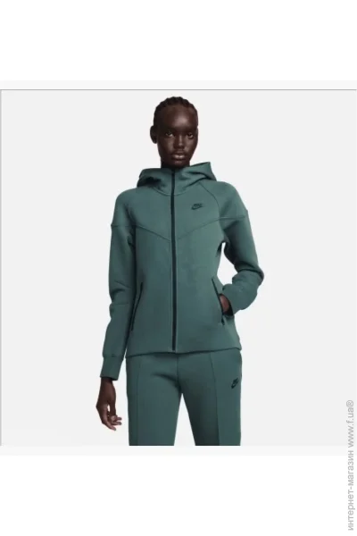  Nike W Nsw Tch Flc Wr Fz (FB8338-328-S)