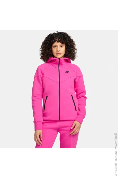  Nike W Nsw Tch Flc Wr Fz Hdy (FB8338-605-S)