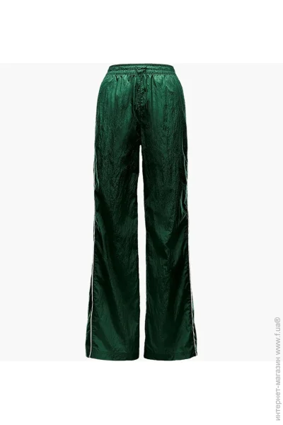   Nike Windrunner High-Waisted Woven Open-Hem Pants Green (FV7655-300-S)