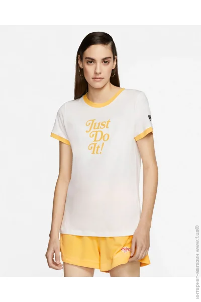   Nike Wmns Ringer Tee (CT8901-100-XS)
