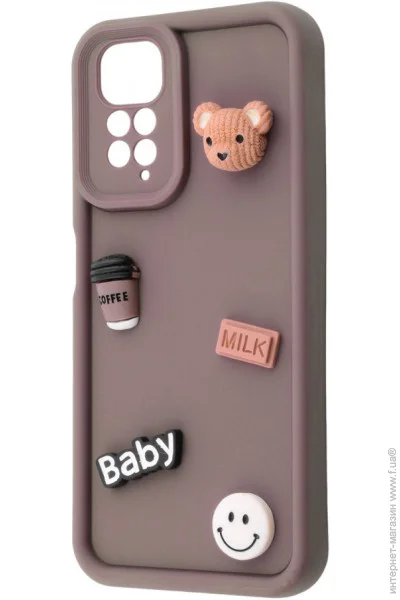  Pretty Things Case Xiaomi Redmi Note 11 4G/Redmi Note 11S brown/bear (565980809)