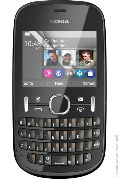  Nokia Asha 200 Graphite