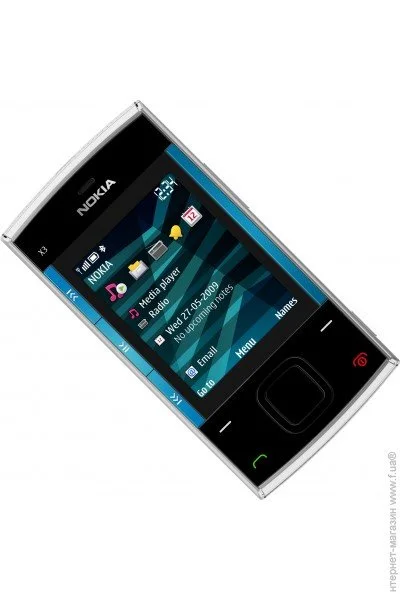 Nokia X3-00 Silver Blue
