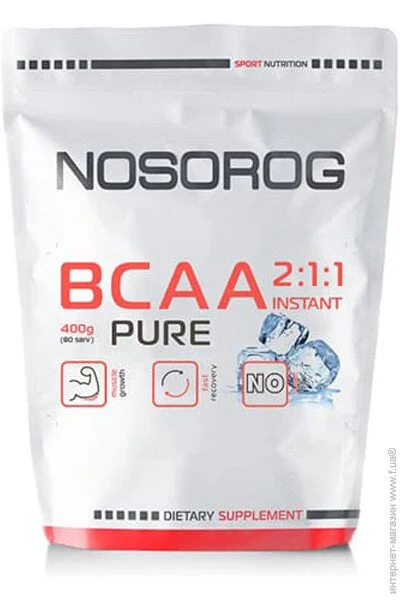  Nosorog Nutrition BCAA 2:1:1 400 g /72 servings/ Pure (000017755)