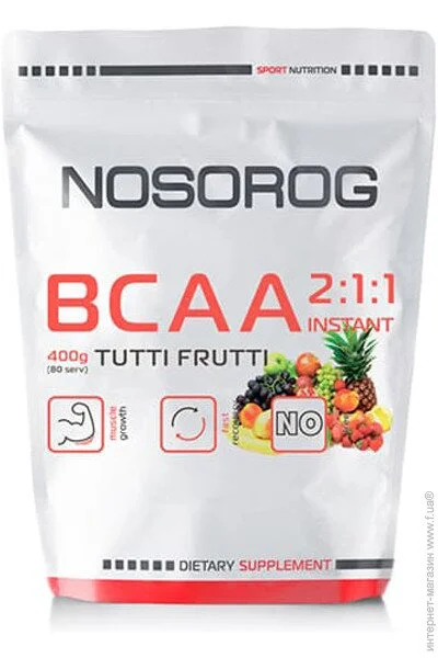  Nosorog Nutrition BCAA 2:1:1 400 g /72 servings/ Tutti-frutti (000017757)